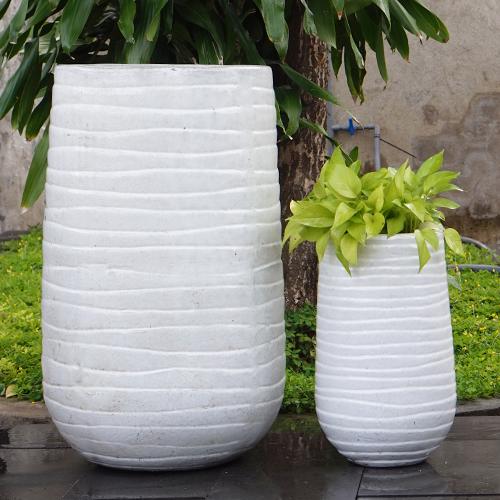 Surfer Waver R1 Vase  - White